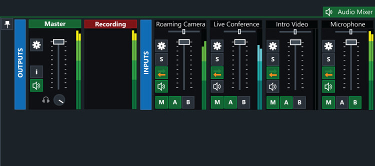 內建音訊混音器